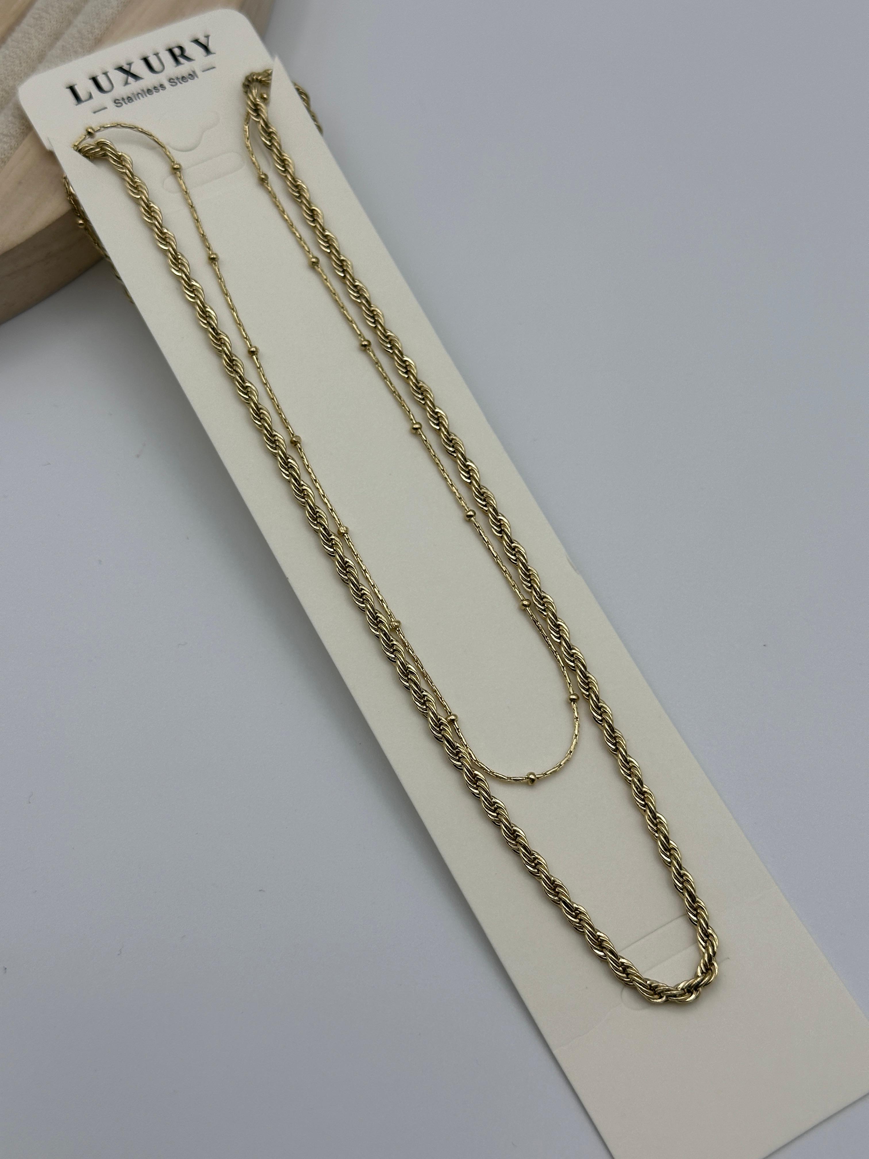 2'Lİ GOLD KOLYE